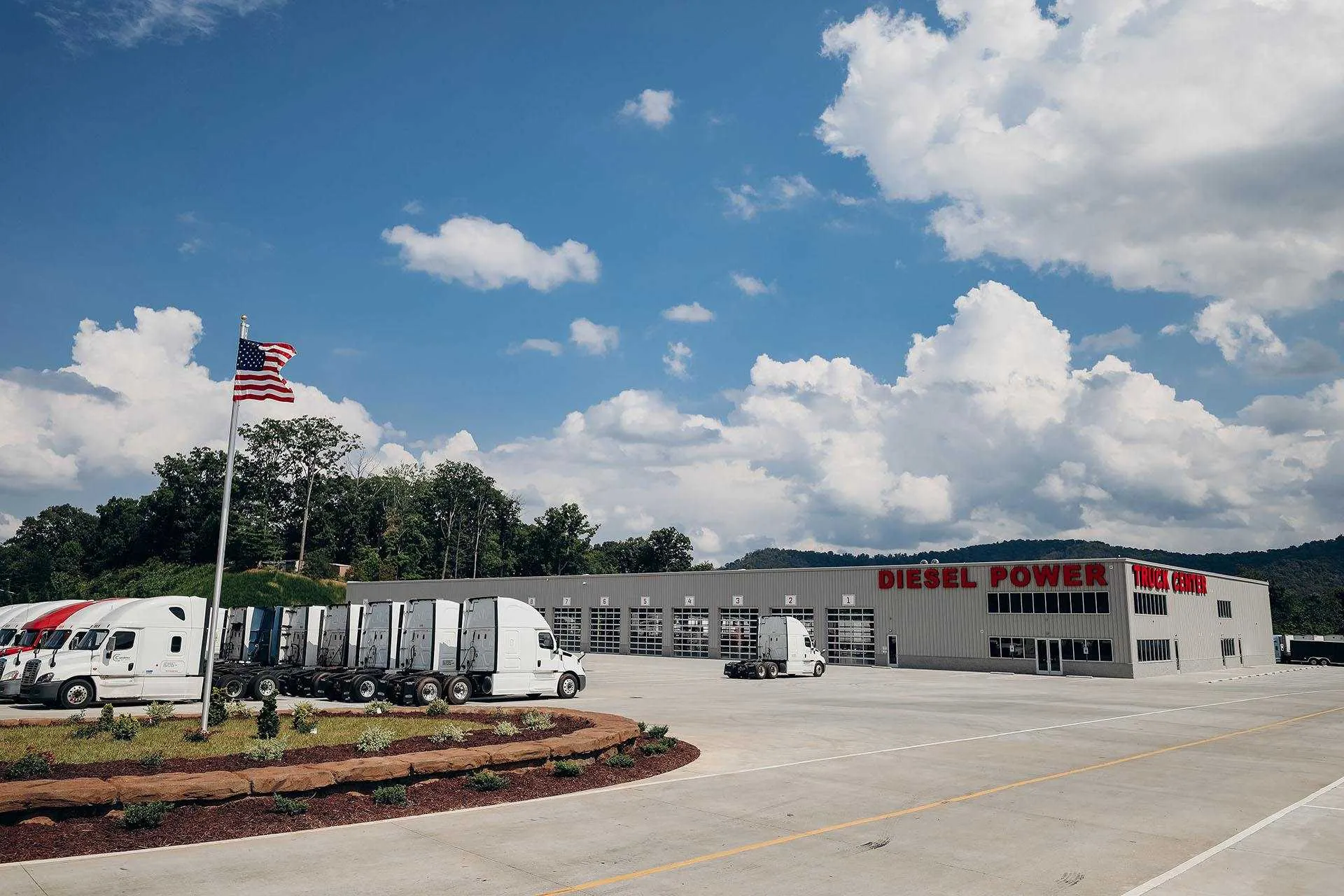 Logistics center of Diesel Power Truck Center